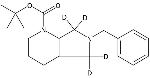 6-Benzyl-1-tert-boc-octahydropyrrolo[3,4-b]pyridine-d4