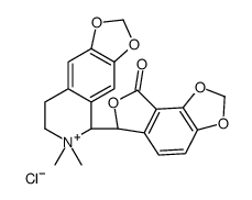 (6R)-6-[(5S)-6,6-dimethyl-7,8-dihydro-5H-[1,3]dioxolo[4,5-g]isoquinolin-6-ium-5-yl]-6H-furo[3,4-g][1,3]benzodioxol-8-one,chloride