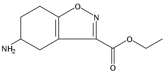 • 1,2-Benzisoxazole-3-carboxylic acid, 5-amino-4,5,6,7-tetrahydro-, ethyl ester