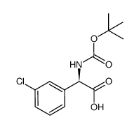 (R)-叔丁氧基羰基氨基-(3-氯-苯基)-乙酸
