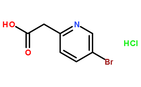 2-(5-溴吡啶-2-基)乙酸盐酸盐
