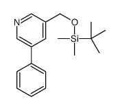 tert-butyl-dimethyl-[(5-phenylpyridin-3-yl)methoxy]silane