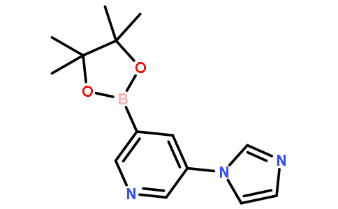 3-(1H-咪唑-1-基)-5-(4,4,5,5-四甲基-1,3,2-二噁硼烷-2-基)-吡啶