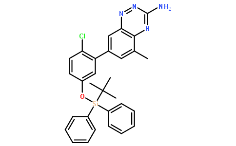 7-(5-((叔丁基二苯基甲硅烷基)氧基)-2-氯苯基)-5-甲基苯并[e][1,2,4]噻嗪-3-胺