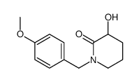 3-hydroxy-1-[(4-methoxyphenyl)methyl]piperidin-2-one