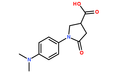 1-(4-二甲基氨基-苯基)-5-氧代-吡咯烷-3-羧酸