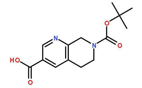 7-(叔丁氧基羰基)-5,6,7,8-四氢-1,7-萘啶-3-羧酸