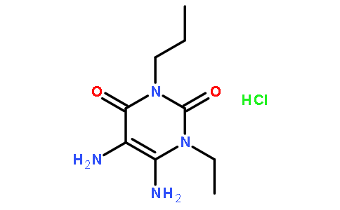 5,6-二氨基-1-乙基-3-丙基嘧啶-2,4(1h,3h)-二酮盐酸盐