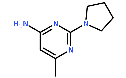 6-methyl-2-pyrrolidin-1-ylpyrimidin-4-amine