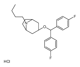 (3-endo)-3-[Bis(4-fluorophenyl)methoxy]-8-butyl-8-azabicyclo[3.2. 1]octane hydrochloride (1:1)