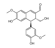 6-羟基-4-(4-羟基-3-甲氧基苯基)-3-羟基甲基-7-甲氧基-3,4-二氢-2-萘甲醛