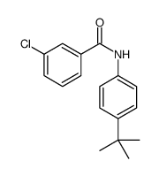 3-Chloro-N-[4-(2-methyl-2-propanyl)phenyl]benzamide