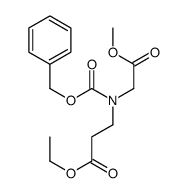 ethyl 3-[(2-methoxy-2-oxoethyl)-phenylmethoxycarbonylamino]propanoate