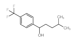 4-methyl-1-[4-(trifluoromethyl)phenyl]pentan-1-ol