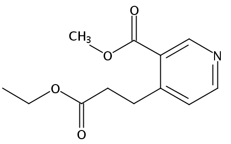 methyl 4-(3-ethoxy-3-oxopropyl)nicotinate