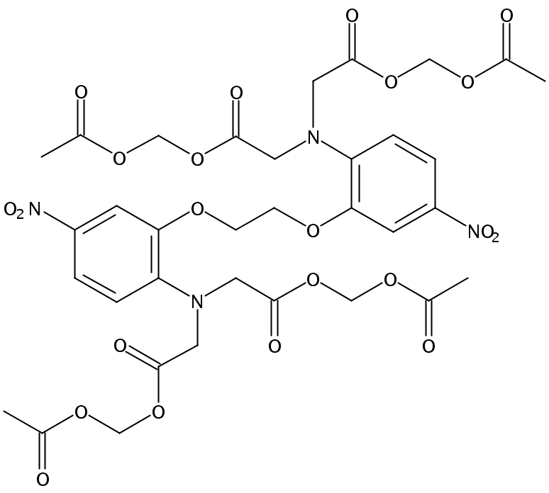 5,5'-Dinitro BAPTA, AM [1,2-Bis(2-Amino-5-nitrophenoxy)ethane-N,N,N',N'-tetraacetic acid tetrakis(acetoxymethyl) ester]
