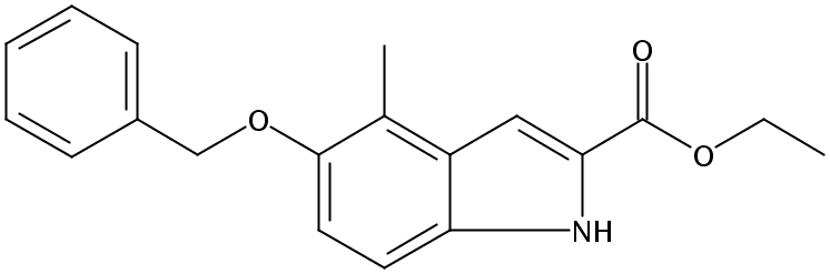 Ethyl 5-(benzyloxy)-4-methyl-1H-indole-2-carboxylate