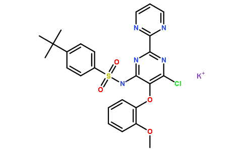 N-[6-氯-5-(2-甲氧基苯氧基)[2,2’-联嘧啶]-4-基]-4-叔丁基苯磺酰胺钾盐