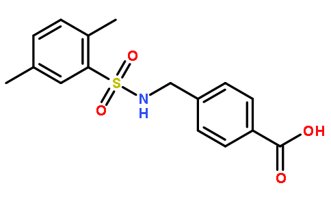 4-({[(2,5-Dimethylphenyl)sulfonyl]amino}methyl)benzoic acid