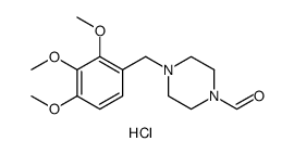 1-Piperazinecarboxaldehyde, 4-[(2,3,4-trimethoxyphenyl)methyl]-, hydrochloride