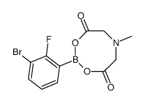 3-溴-2-氟苯硼酸甲基亚氨基二乙酸酯