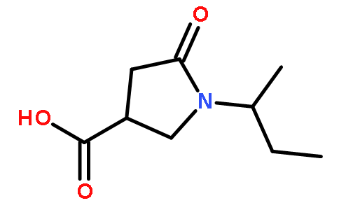 1-(1-甲基丙基)-5-氧代-3-吡咯烷羧酸