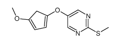 5-(4-methoxycyclopenta-1,3-dien-1-yl)oxy-2-methylsulfanylpyrimidine