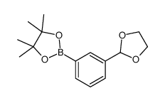 2-(3-(1,3-二氧戊环-2-基)苯基)-4,4,5,5-四甲基-1,3,2-二氧杂硼烷