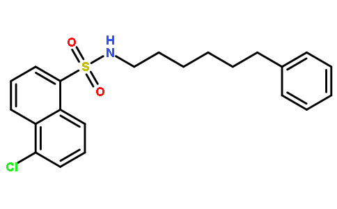 5-氯-N-(6-苯基己基)-1-萘磺酰胺
