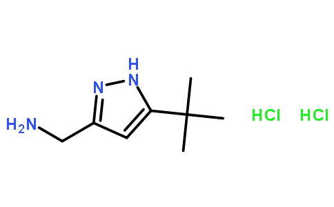 [(5-tert-Butyl-1H-pyrazol-3-yl)methyl]amine dihydrochloride