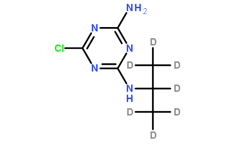 2-Amino-4-(isopropyl-d7-amino)-6-chloro-triazine