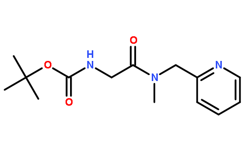 tert-butyl N-[2-[methyl(2-pyridylmethyl)amino]-2-oxo-ethyl]carbam ate