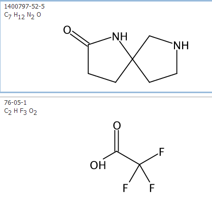 1,7-Diazaspiro[4.4]nonan-2-one 2,2,2-trifluoroacetate