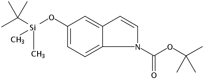 tert-butyl 5-(tert-butyldimethylsilyloxy)-1H-indole-1-carboxylate