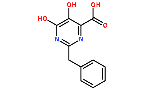 1,6-二氢-5-羟基-6-氧代-2-(苯基甲基)-4-嘧啶羧酸