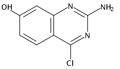 7-​Quinazolinol, 2-​amino-​4-​chloro-