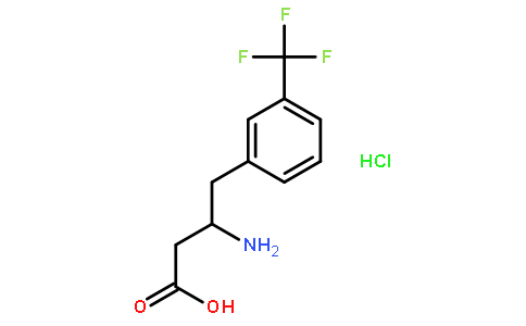 (S)-3-氨基-4-(3-三氟甲基苯基)丁酸盐酸盐