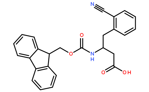 Fmoc-(s)-3-氨基-4-(2-氰基苯基)丁酸