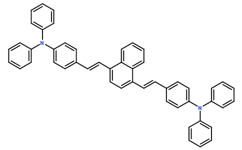 4,4’-[1,4-萘二基二-(1E)-2,1-乙烯基]双[N,N-二苯基苯胺]