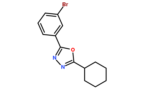 2-(3-溴苯基)-5-环己基-1,3,4-噁二唑