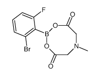 2-溴-6-氟苯硼酸甲基亚氨基二乙酸酯