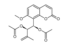 (3R,4R)-4-(7-Methoxy-2-oxo-2H-chromen-8-yl)-2-methyl-1-butene-3,4 -diyl diacetate