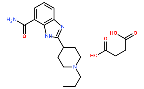 2-(1-丙基-4-哌啶基)-1H-苯并咪唑-7-羧酰胺丁二酸
