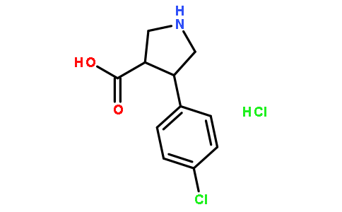 3-​Pyrrolidinecarboxyli​c acid, 4-​(4-​chlorophenyl)​-​, (3S,​4R)​-