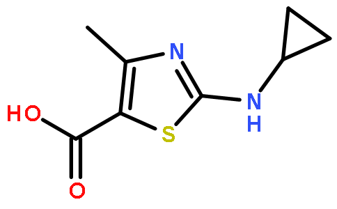 5-噻唑羧酸,2-(环丙基氨基)-4-甲基-(9CI)