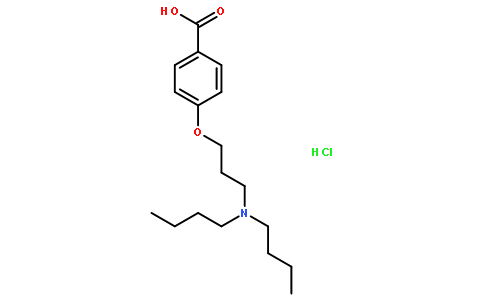 4-[3-(二丁基氨基)丙氧基]苯甲酸盐酸盐