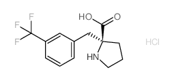 (2S)-2-[[3-(trifluoromethyl)phenyl]methyl]pyrrolidine-2-carboxylic acid,hydrochloride