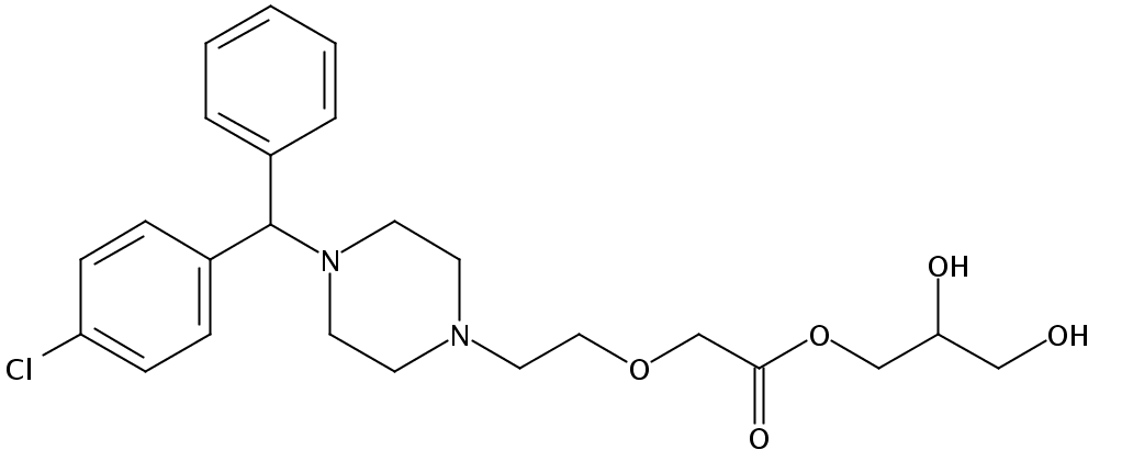 左西替利嗪甘油酯（Cetirizine Glycerol Ester ）1243652-36-9