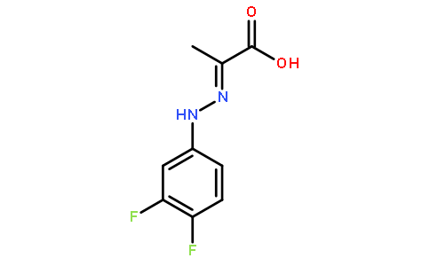 2-(2-(3,4-二氟苯基)亚肼基)丙酸