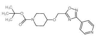 tert-butyl 4-[(3-pyridin-4-yl-1,2,4-oxadiazol-5-yl)methoxy]piperidine-1-carboxylate